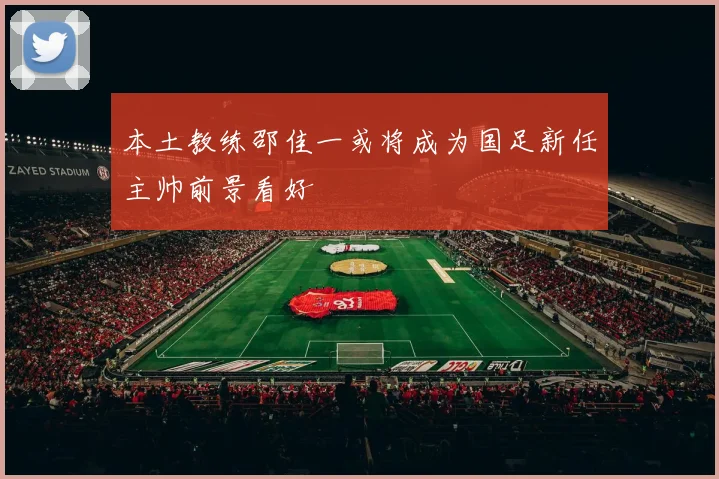 本土教练邵佳一或将成为国足新任主帅前景看好